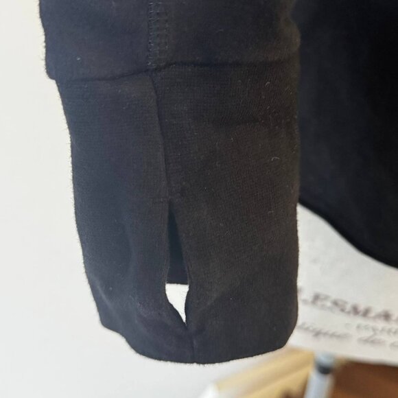 H&M Running Long Sleeve High-Low Top in Black – Size S - Picture 6 of 7